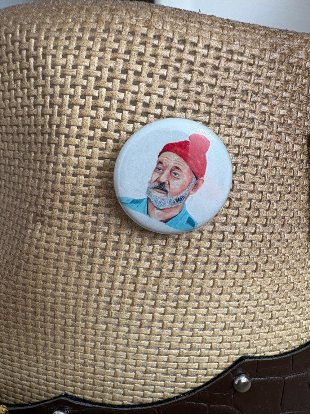 Round Steve Zissou Pin
